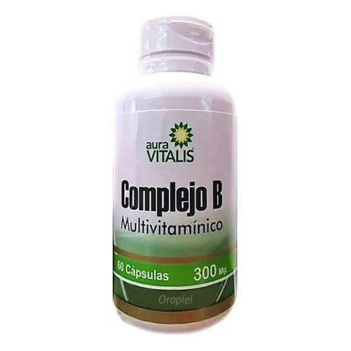 Complejo B X60 Caps Vitamina B1 B2 B3 B5 B6 B9 B12 Biotina