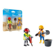 Playmobil - Pack 2 Figuras Trabalhadores Da Construção 70273