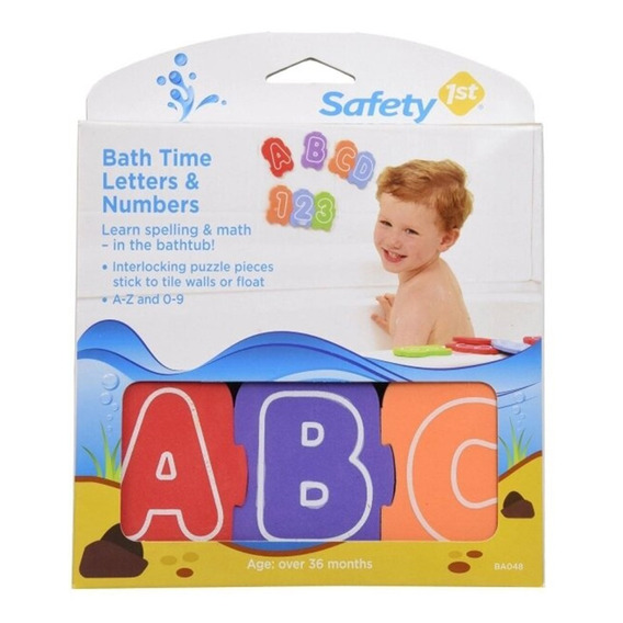 Letras De Esponja Para Baño Safety Bebe Bañito Febo 