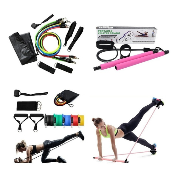 Pack Trainning / Set 11 Accesorios + Barra Con Banda Incluid