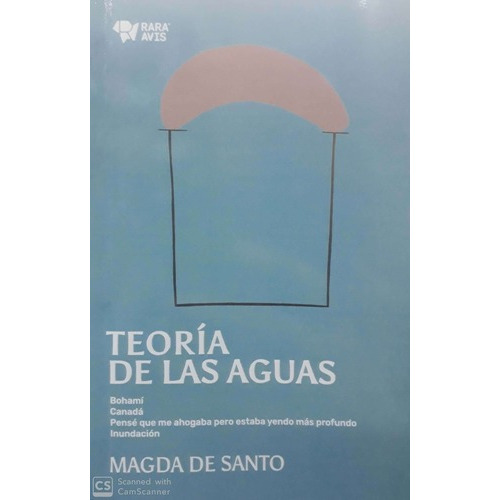 Teoria De Las Aguas - Magdalena De Santo, de Magdalena De Santo. Editorial RARA AVIS en español