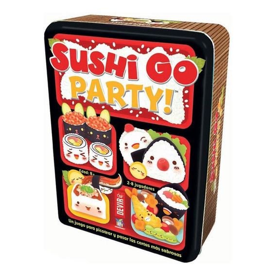 Gamewright Devir Sushi Go Party! Party! Español