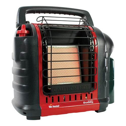 Calentador Propano Portatil Mr Heater Camping 9000 Btu Color Rojo