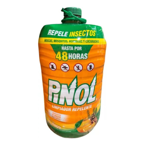 Pinol Limpiador Repelente Insectos Hasta Por 48 Horas 9 L 