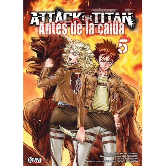 Attack On Titan Antes De La Caida Vol 5