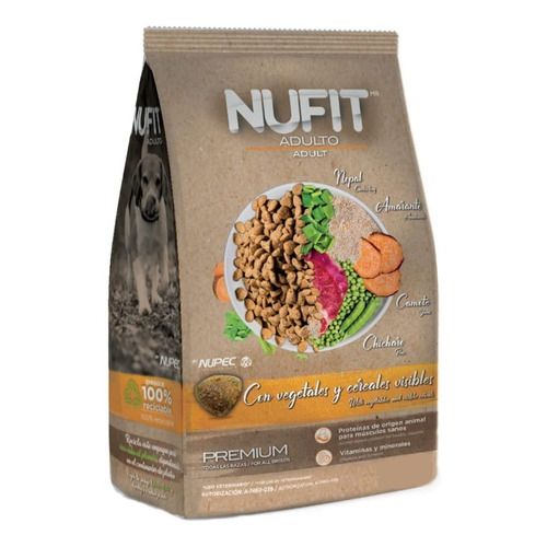 Alimento Nufit Premium para perro adulto todos los tamaños sabor mix en bolsa de 2kg