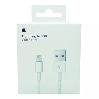 Cable Lightning Apple Original 2m / iPhone 5 6 7 8 X 11 iPad