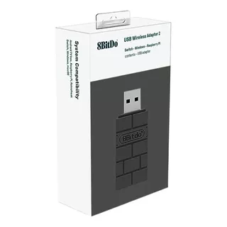 Adaptador 8bitdo Nintendo Switch Ps5 Ps4 One Series Cor Preto