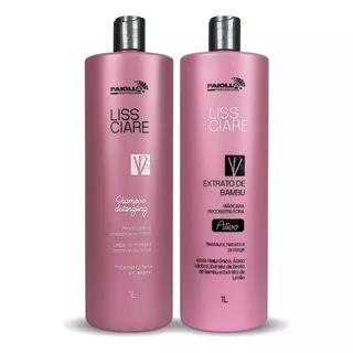 Escova Progressiva De Bambu Liss Care Paiolla 1l