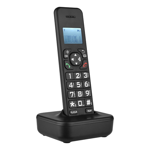 Teléfono Genérica D1102B inalámbrico 100V/240V - color negro