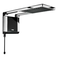 Chuveiro elétrico de parede Lorenzetti Acqua Ultra Storm preto-cromado 6.8kW