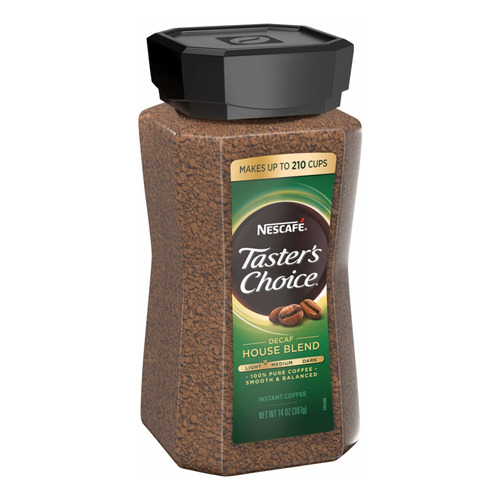 Café Instantáneo Tasters Choice House Blend 397gr Decaf