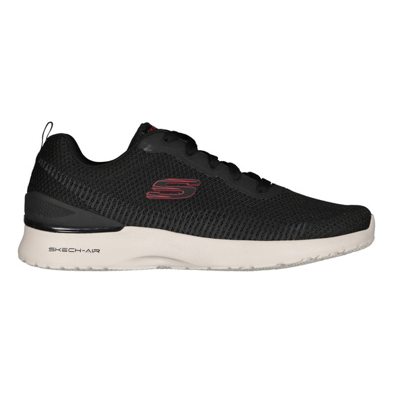 Tenis Skechers 232691bkrd Skech-air Dynamight Hombre Color Negro Diseño De La Tela Liso Talla 28.5 Mx