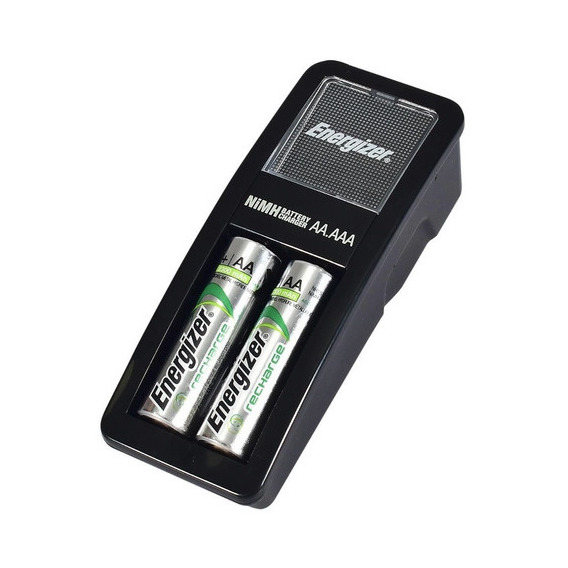 Kit Cargador De Pilas AA AAA ENERGIZER + 2 Baterías AA Recargables Energizer Ni-mh 1300mah