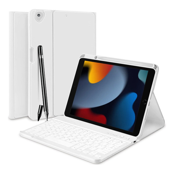 Tablet Apple iPad 9th 64gb 10.2 Plata + Funda Teclado+ Lapiz