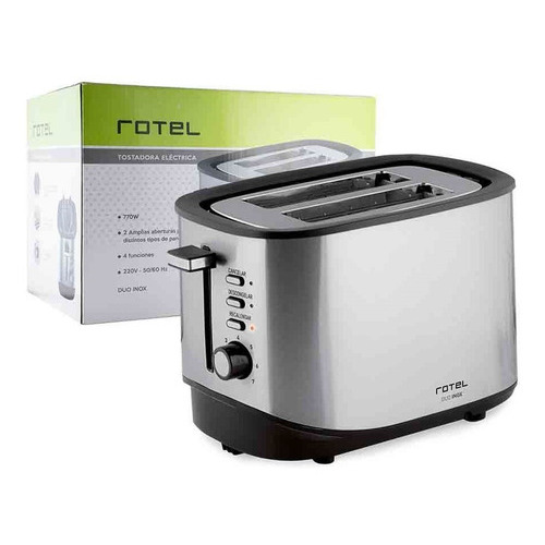 Rotel Duoinox 7 tostadora niveles de tostado 770w