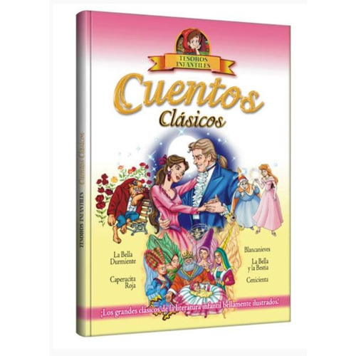 Libro Tesoros Infantiles Cuentos Clasicos Rosa Ed Clasa