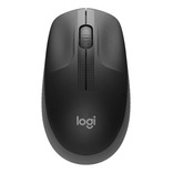 Mouse Logitech M190 Sem Fio Cinza Cor Cinza-carvão