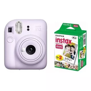 Cámara Instantánea Fujifilm Instax Kit Mini 12 + 10 Fotos Lilac Purple