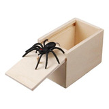 Caja De Broma De Madera Con Araña Susto Sorpresa Muymo®