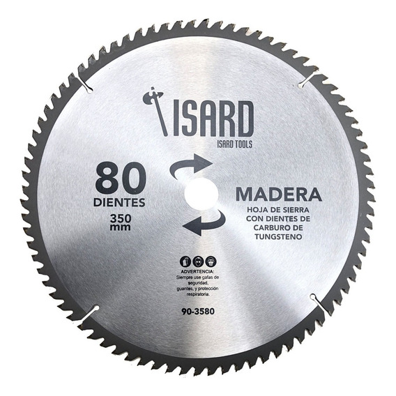 Hoja De Sierra Circular Para Madera Melamina 350 - 80 D