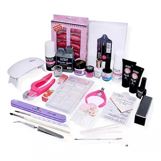 Kit De Uñas Acrilicas+ Polygel 