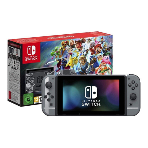 Nintendo Switch 32GB Super Smash Bros. Ultimate Edition color  gris y negro