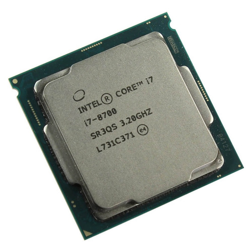 Processador gamer Intel Core i7-8700 CM8068403358316  de 6 núcleos e  4.6GHz de frequência com gráfica integrada