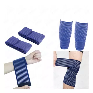 4pcs Vendas Rodillas Gym Deportivas Knee Elasticas Muñequera