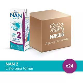 Nan Optipro 2 Nestlé 24u X 190ml Lista Para Tomar