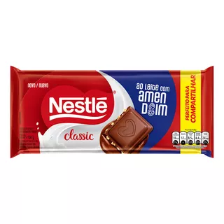 Chocolate Ao Leite Com Amendoim Classic  Pacote 150 G