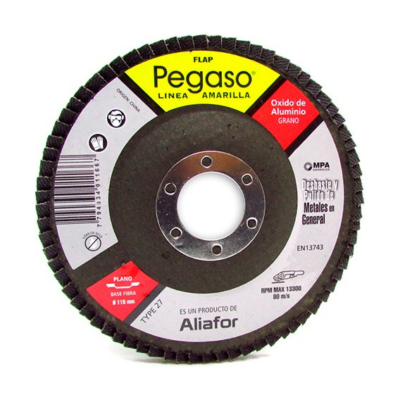 Disco Flap Aliafor Pegaso Y115ap60 Grano 60