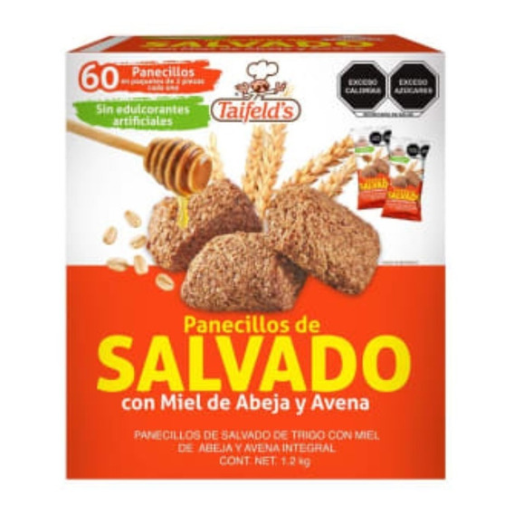 Panecillos Taifeld's De Salvado Con Miel Y Avena 1.2 Kg