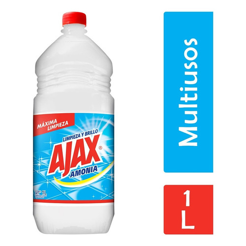 Ajax Limpieza y Brillo Amonia limpiador multiusos 1L