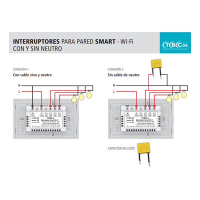 Tecla Smart Tapa De Vidrio Wifi Touch 1c Negro Tbcin