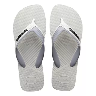 Chinelo Havaianas Branco Dual Masculino Cinza Gelo