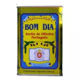 Azeite De Oliva Português Bom Dia Lata 500ml