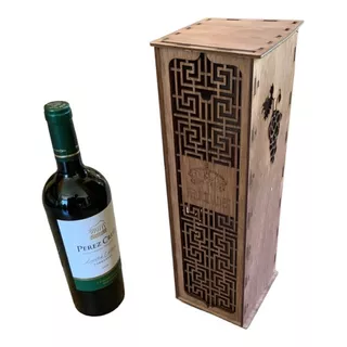 Caja De Madera Para Botella De Vino O Licores.