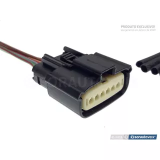 Plug Conector Chicote Lanterna Ford Ka Sedan 2014 À 2020