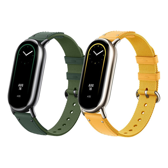 2 Correas Para Xiaomi Smart Band 8 Braided / Checkered Strap