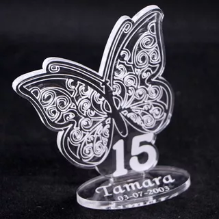Kit 40 Souvenir  Mariposa 15 Años/ Cumpleaños Economico!!!