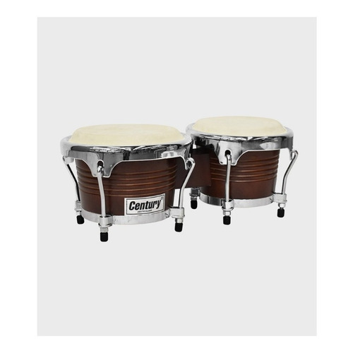 Bongos Century  7  Y 8  Cafe Oscuro Aro Cromado 