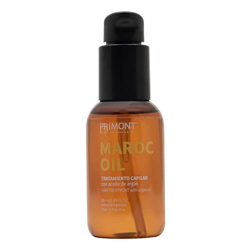 Serum Maroc Oil Argan Primont Tratamiento Capilar X50 Ml