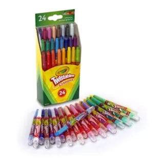 Crayola Twistables Mini Crayones Set 24 Colores Xtreme C