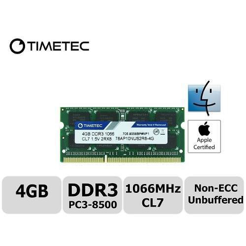 Memoria RAM 4GB 1 Timetec 78AP10NUS2R8-4G