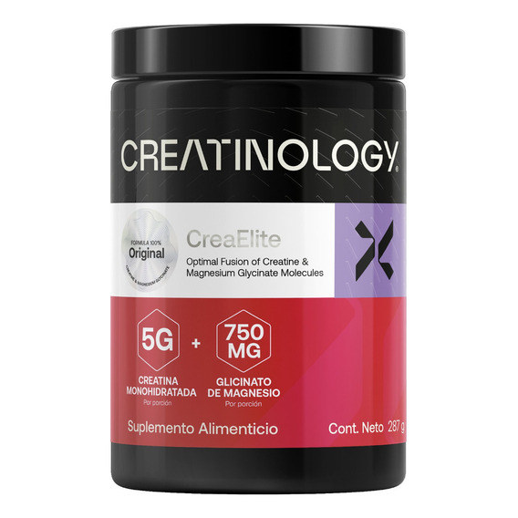 Creatina Monohidratada Polvo Creatinology Magnesio 287g Sabor Neutro