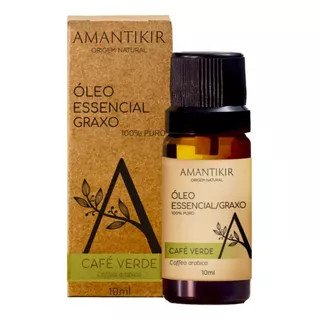 Óleo Essencial Graxo Café Verde 100% Puro 10ml Amantikir