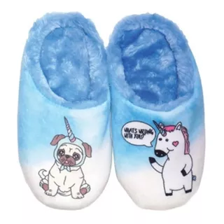 Pantuflas Unicornio Sweet Dreams Con Peluche Fty Calzados