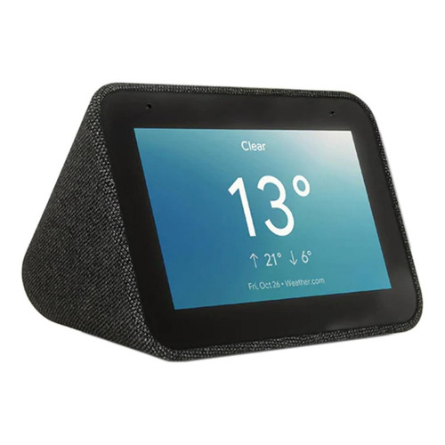Parlante inteligente Lenovo Smart clock CD-4N341Y con asistente virtual Google Assistant, pantalla integrada de 4" charcoal 100V/240V