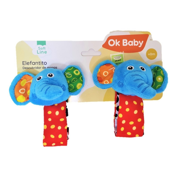 Descubridor Soft De Manos Para Bebes - Elefante - Premium
